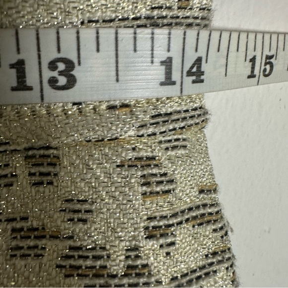 Moulinette Soeurs x Anthropologie April Textured-Jacquard Gold Dress Size 2 - Picture 15 of 16
